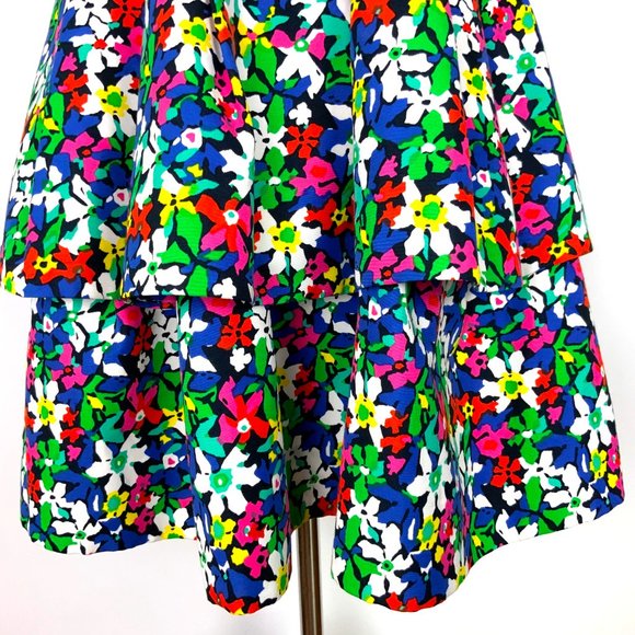 Kate Spade Karmen Strapless Floral Dress Sz 4 - Picture 7 of 16